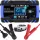  REDRESSOR AUTO PENTRU BATERIE 12V 24V 8A LCD REPARATIE BATERIE.