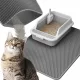  VERY MARE MAT DE AȘATĂ Tampă pentru pisici cu două straturi, GRI 75x55