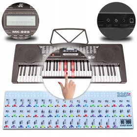    Meike MK-825 Tastatură pentru orgă STICKERS Jocuri de învățare CHEIE ILUMINată