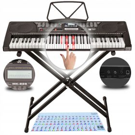    Tastatură Meike Keyboard organ MK-825 pentru a învăța să cânte trepied USB
