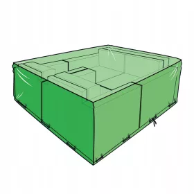   Husă Protectorie Impermeabilă pentru Mobilier de Grădină 160x160x70 cm