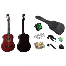    CHITARĂ CLASICĂ 4/4 SEVILLA NATUR GLOSS + ACCESORII + CADOURI GRATUITE