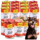  SET HRANĂ UMEDĂ SET DE AROMURI PUI ȘI CARNE DE VID PENTRU CÂINI 24X415G