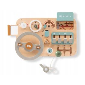    VOLANT DIN LEMN MONTESSORI BOARD PENTRU COPII JUCĂRIE EDUCATIVA