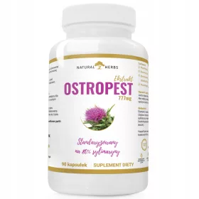   Supliment pentru Detoxifierea Ficatului Ostropest Plamisty 777mg - 90 Capsule