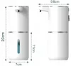 Dozator de săpun gel alb fără atingere 380 ml USB-C