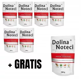    Dolina Noteci Hrana umeda premium pentru caini carne de vita 10x500g