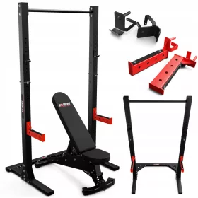    Set SEMI-PROFESIONAL BANCĂ + bară de tracțiuni RACK Standuri