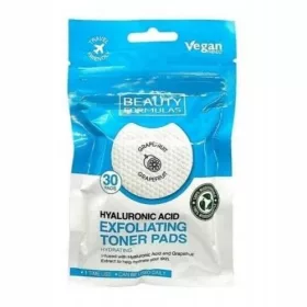    Tampoane hidratante exfoliante imbibate in acid hialuronic, 30 buc.