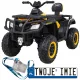  Vehicul quad pentru copii XT-SPEED 4x80W 24/7Ah Bluetooth Galben S615