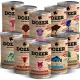  Mix de hrană umedă pentru câini Dozer Premium de 10 arome 10x400g