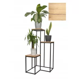 Stojak pentru Plante Stil Rustic și Modern, Fabricat Manual