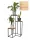 Stojak pentru Plante Stil Rustic și Modern, Fabricat Manual