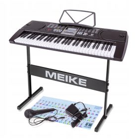    Tastatură cu orgă cu autocolante STAND pentru a ÎNVĂȚA SĂ JUCI Note muzicale Stand pentru tastatură