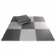  PUZZLE MAT PARDOSEA SPUMĂ PENTRU SALĂ DE EXERCIȚI 180x180CM 9 BUC FT57