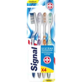    Set periuță de dinți Signal Professional System Mediu 4 buc