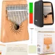  Kalimba RETROPOLIS 17ton Instrumente Muzicale Lemn CAFĂ NATURAL DE MAHOG