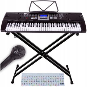    SUPPORT DE TASTATURA STABUL DE ORGAN CU AUTOCOLANTE MICROFON + SUPORT DE MUZICA