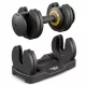  Haltere reglabile acoperite/cauciucate Trex Sport 1x 12 kg