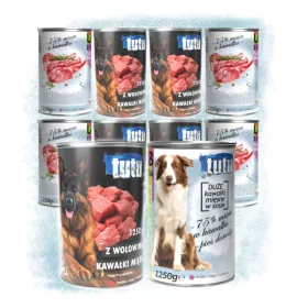    Bucăți de carne în sos MIX Flavours 12 x 1250g TUTU VIF + MIEL