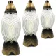 Set de 3 Lumânări Comemorative cu Durata de Ardere de 48 de Ore, 400mm