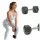  gantere fixe Pretorians acoperite/cauciucate 1x 12,5 kg