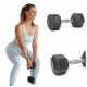  gantere fixe Pretorians acoperite/cauciucate 1x 12,5 kg