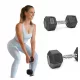  gantere fixe pretoriane acoperite/cauciucate 1x 10 kg