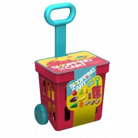  COȘ DE CUMPĂRĂturi PE ROȚI CU ACCESORII ASKATO