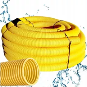 Conducta de scurgere neperforata PVC 100 mm, 15 m