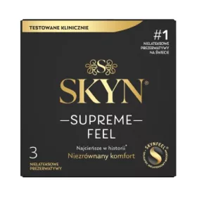    Prezervative SKYN Supreme Feel, 3 buc CELE MAI SUBTIRI DIN LUME