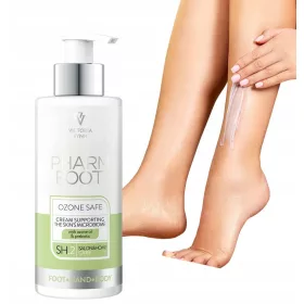   PHARM FOOT OZON SAFE CREMA PROTECTORA PENTRU PICIOARELE CORPULUI MASLINE OZONATE 250 ml