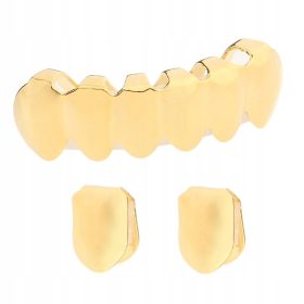    26 grătare inferioare 18 grătare cu capace de gură Bling Gold