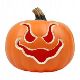    Lanternă de dovleac de Halloween Figurină de dovleac de masă Lumini colorate de noapte