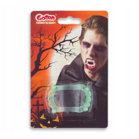    Dinți de vampir strălucitori maxilar pentru Halloween 1 buc