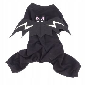    Costum de pisica de Halloween cu aripi de liliac pentru cosplay