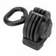 Kettlebell reglabil TREXO TXO-B4W004 12 kg negru Oțel cauciucat 4 plăci
