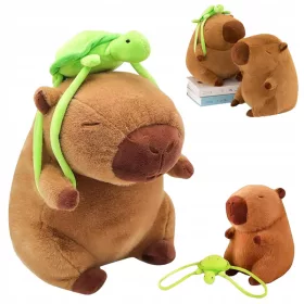    JUCĂRIE DE PLUȘ ROZĂTOR CAPYBARA, ANIMALE ANIMALE ANIMALE DURĂLUT CAPYBARA ANIMALE DE PLUIT, DRĂGUT 25CM