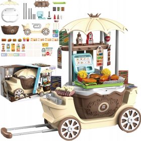    WOOPIE FastFood Shop on Wheels Troley Suitcase 59 accesorii 4 în 1