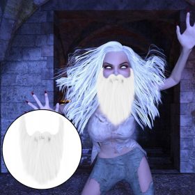    Mustață și barbă falsă pentru accesoriile pentru costume de petrecere de Halloween