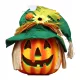  Lanternă din spumă de Halloween aprinsă cu