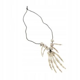  8x Bijuterii de Halloween Colier de os Craniu Choker