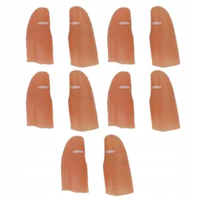    5 perechi de lumini de Halloween cu LED-uri pentru adulți, galbene