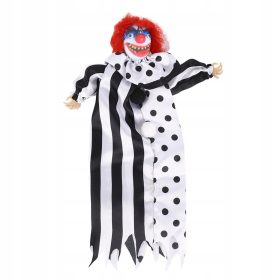    Decorat de agățat clovn înfricoșător pentru orele de groază, 25 x 15 cm