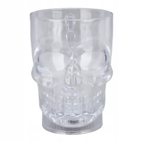    Cupă cu craniu strălucitor de 20 oz Lumini colorate de Halloween cu LED, 50 mAh