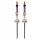 Lumânare de Halloween flacără lumină caldă 120 mah schelet fantomă violet