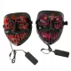  Protecție facială LED 3 moduri Dimensiune reglabilă pentru Halloween 2buc