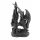  Statuie Dragon Sculptură Rășină Decorare Halloween Castelul Dragon A, Negru
