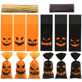  120x SAGI DULCI DE HALLOWEEN AMBALAJE DE DULCI DE HALLOWEEN
