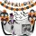  38x DECORATII DE HALLOWEEN DECORATII DE PETRECERE SET DE BAT DE HALLOWEEN
